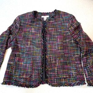 H&M Women’s Bouclé Open Front Jacket